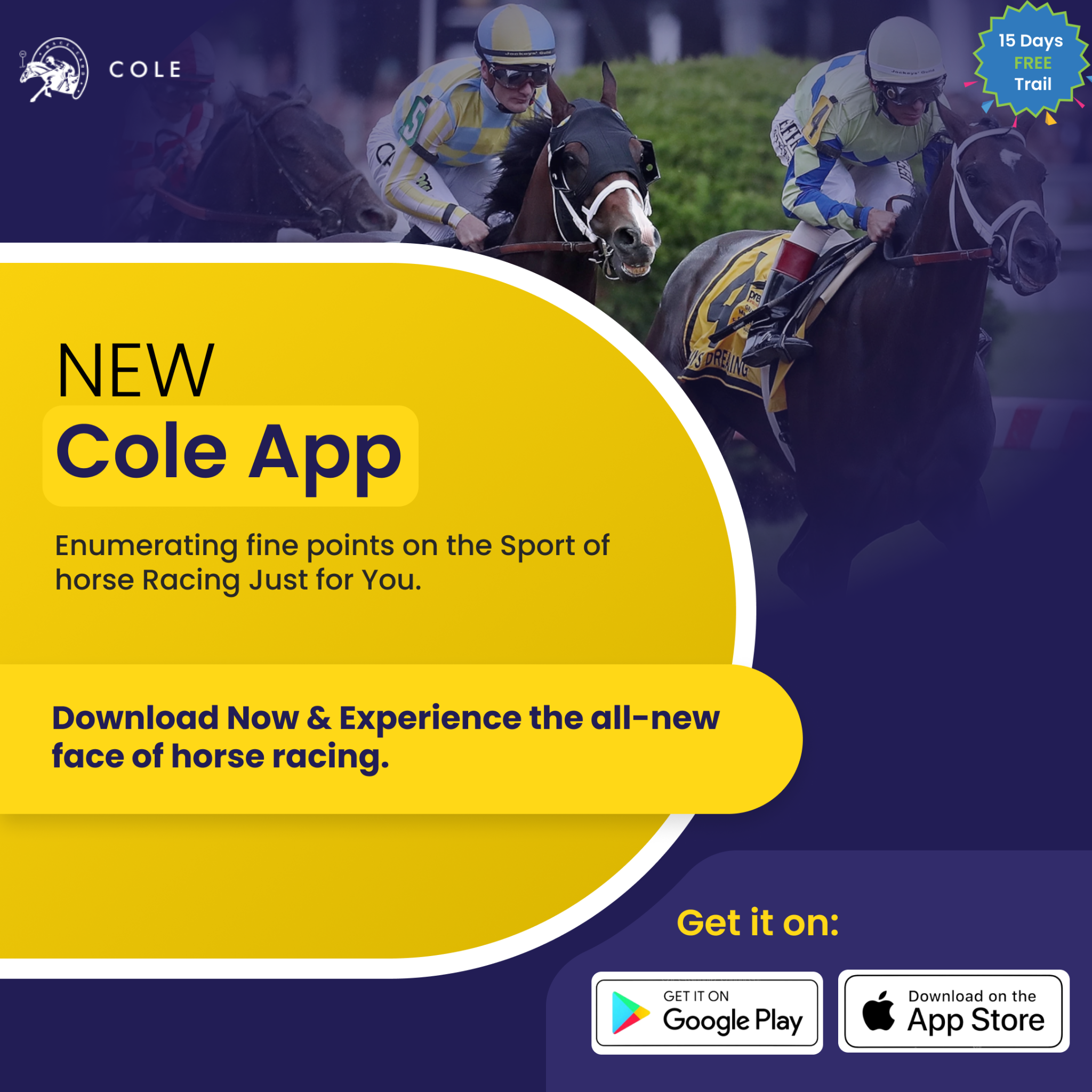 Cole Race Card Facebook ad from Nov 21, 2025