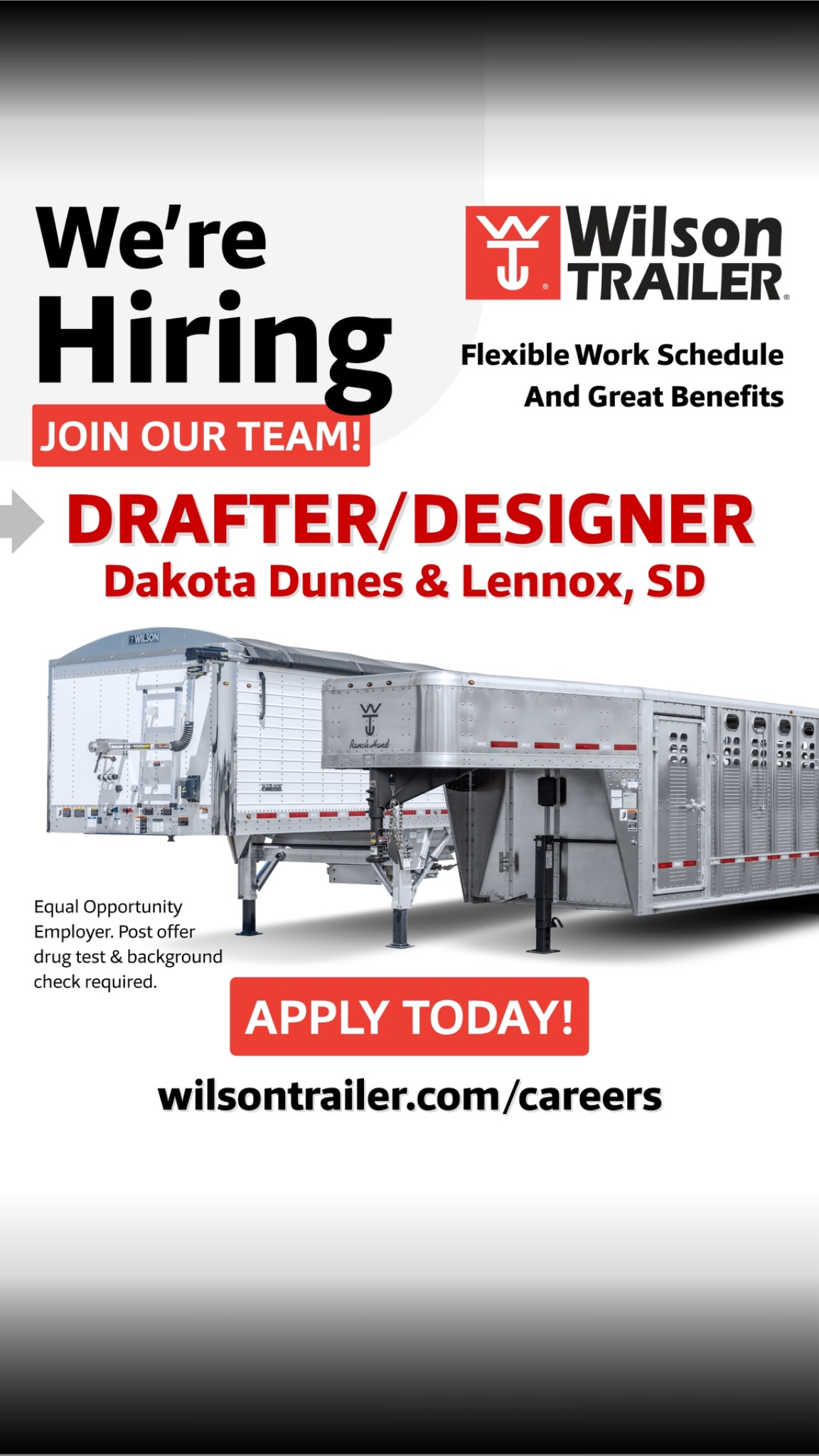 Wilson Trailer Company Facebook ad from Mar 2, 2026