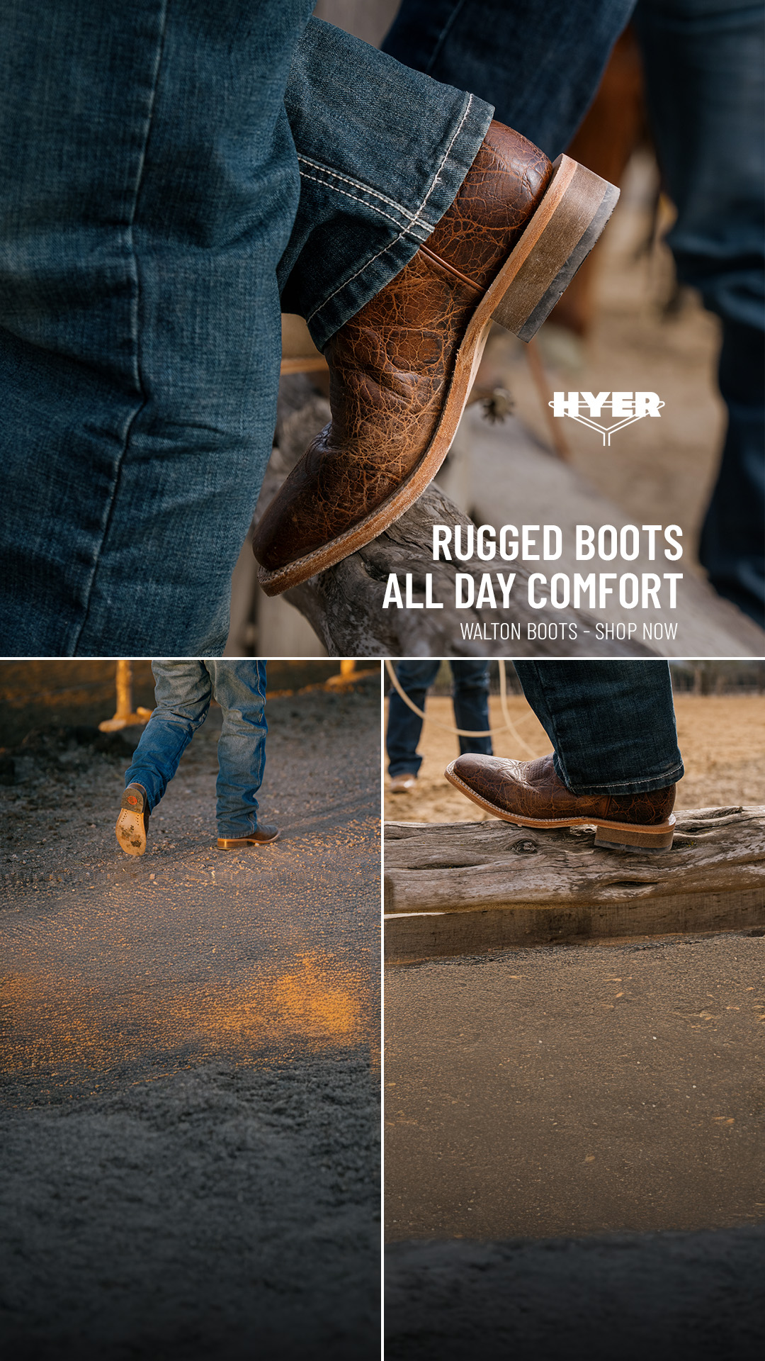 Hyer Boots Facebook ad