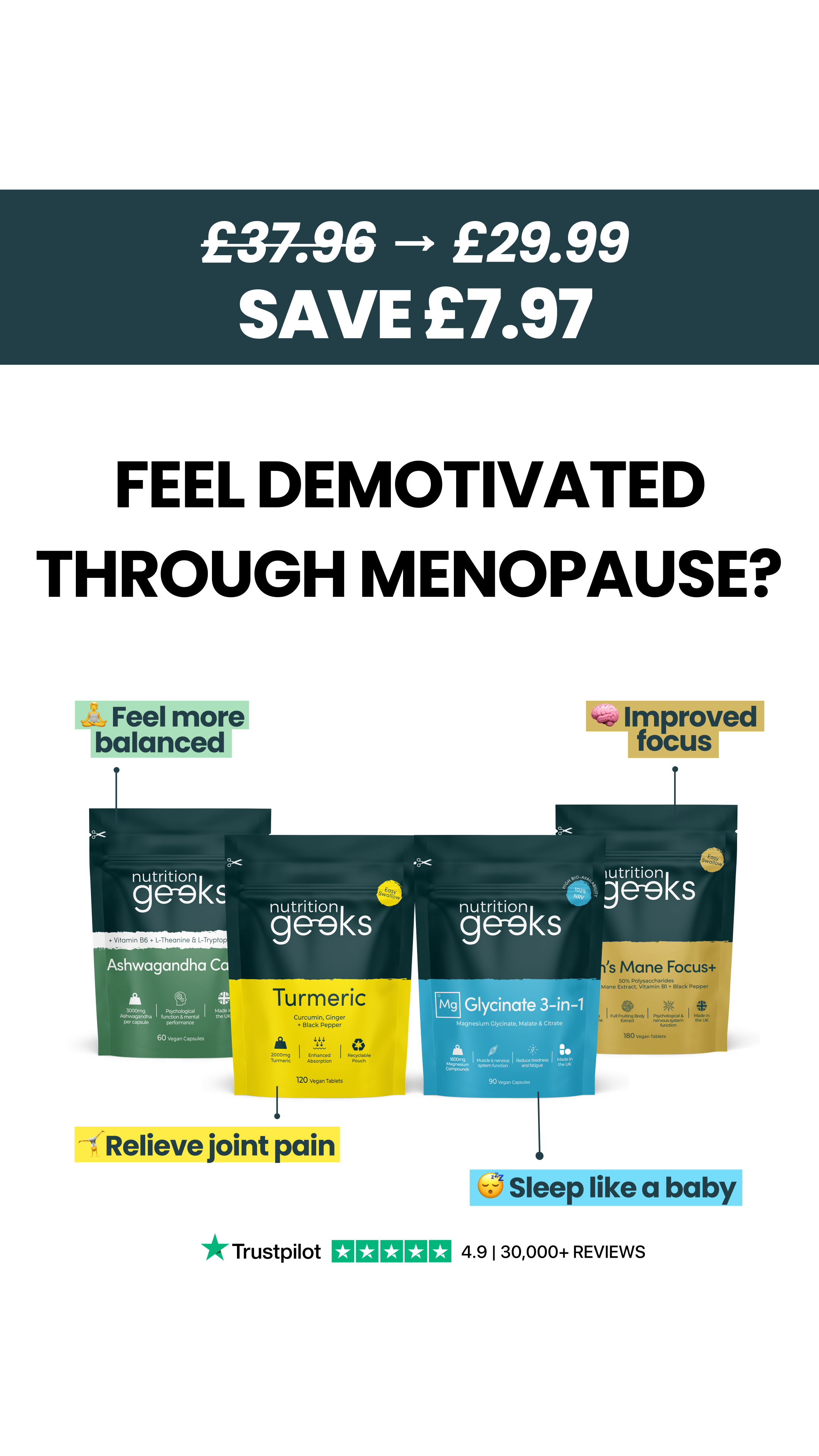 Nutrition Geeks Facebook ad