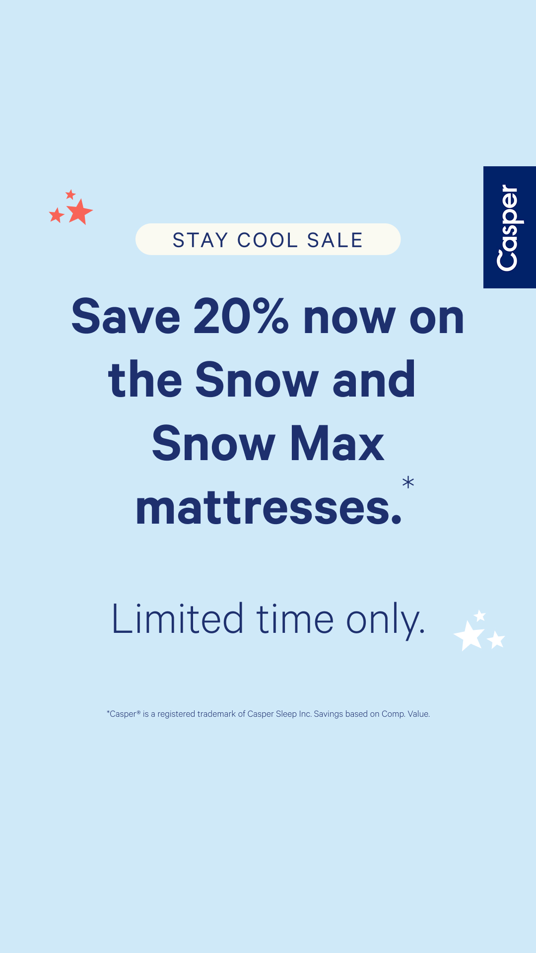 Casper Facebook ad
