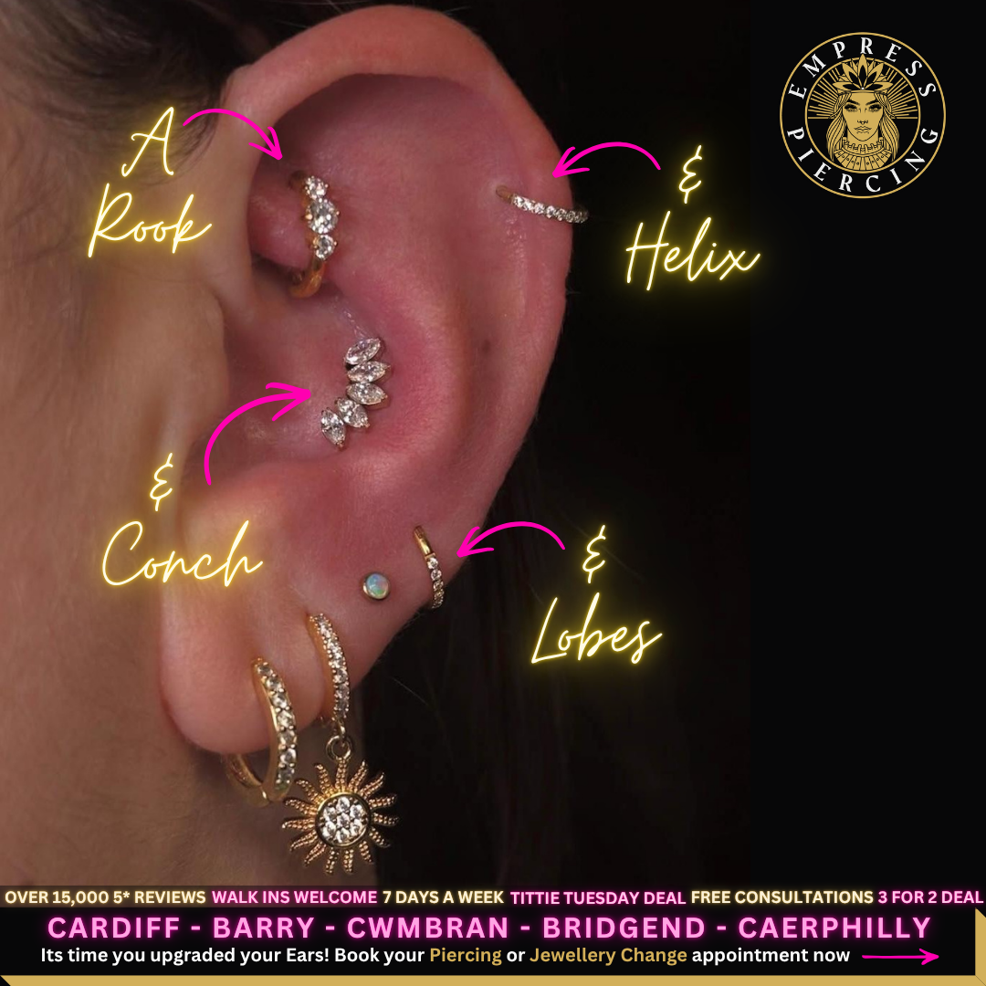 Empress Piercing Facebook ad: Be In Your Empress Era