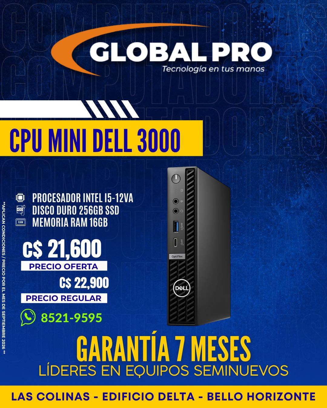 GlobalPro Nicaragua Facebook ad: APROVECHA EL MES PATRIO Y ADQUIERE TU EQUIPO…