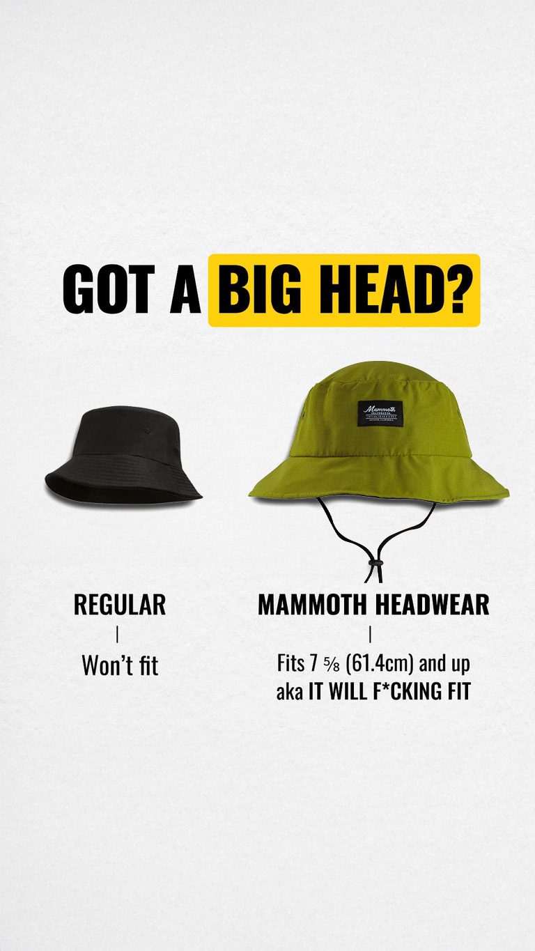 Mammoth Headwear Facebook ad