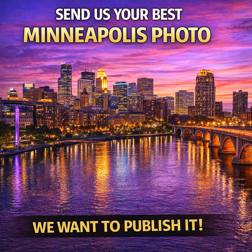 Silent Spark Press Facebook ad: Send Us Your Minneapolis Photo