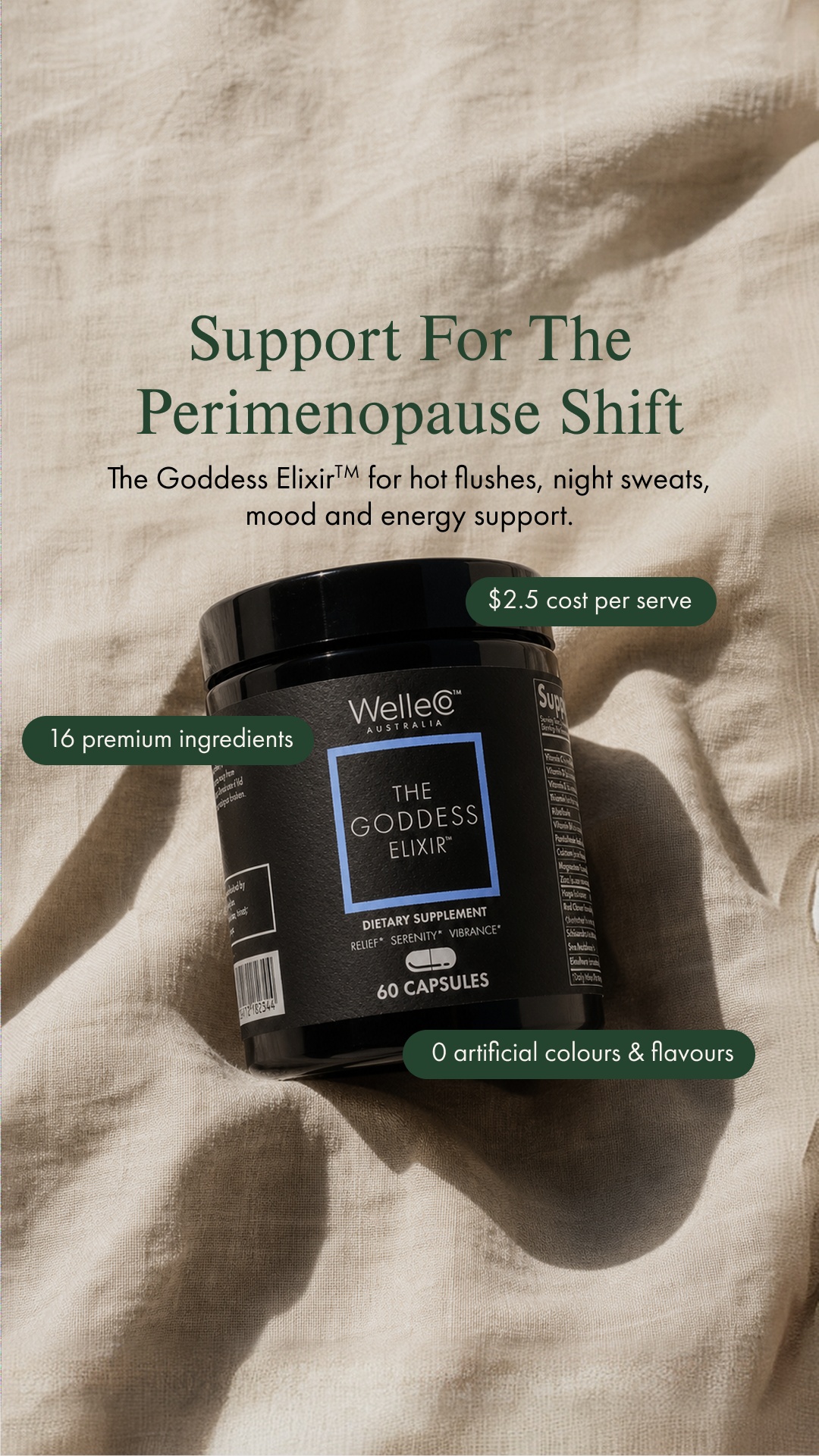 WelleCo Facebook ad