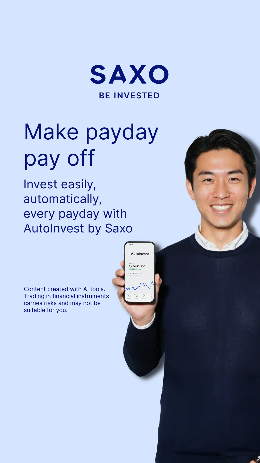 Saxo Singapore Facebook ad