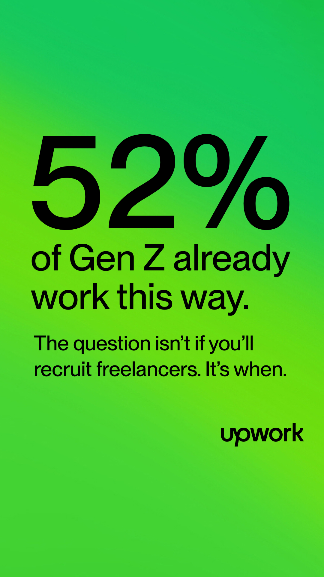 Upwork Facebook ad