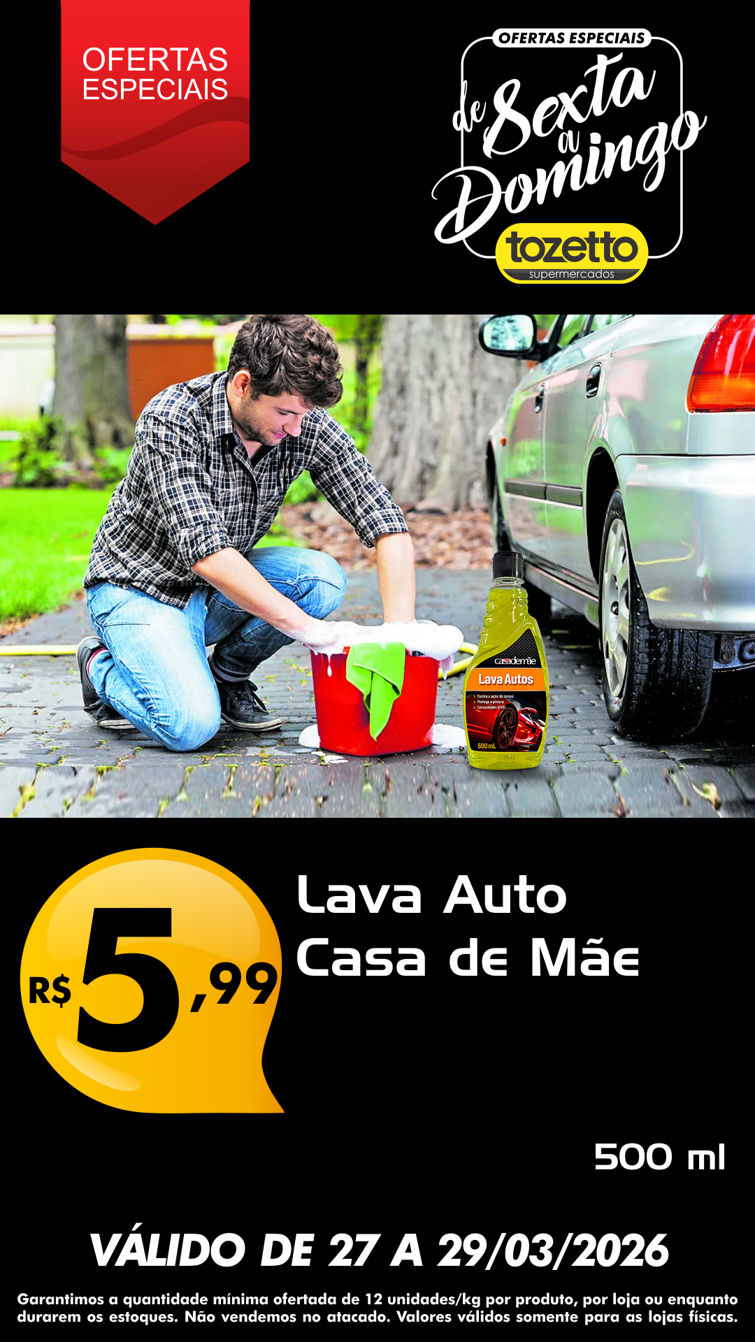 Supermercados Tozetto Facebook ad from Mar 26, 2026