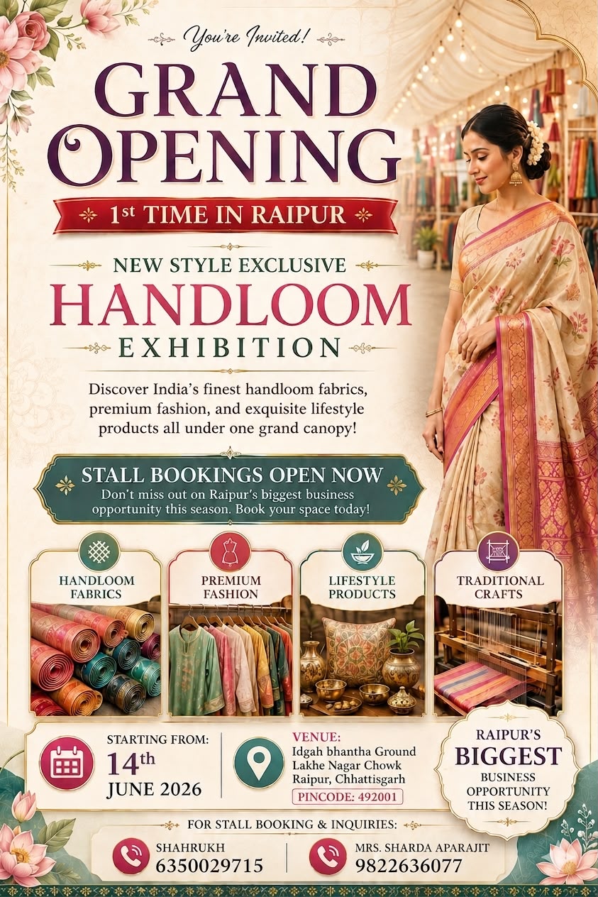 New Stylo Exclusive Handloom Exhibition Facebook ad: Exclusive Handloom Exhibition (@new_stylo_exhibition) •…