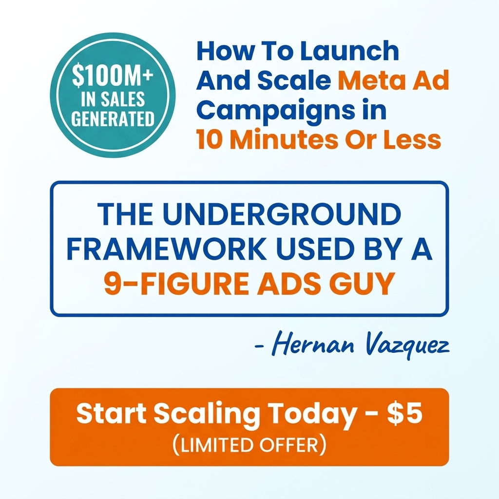 Digital Hernan Vazquez Facebook ad: Get The Framework ($5)