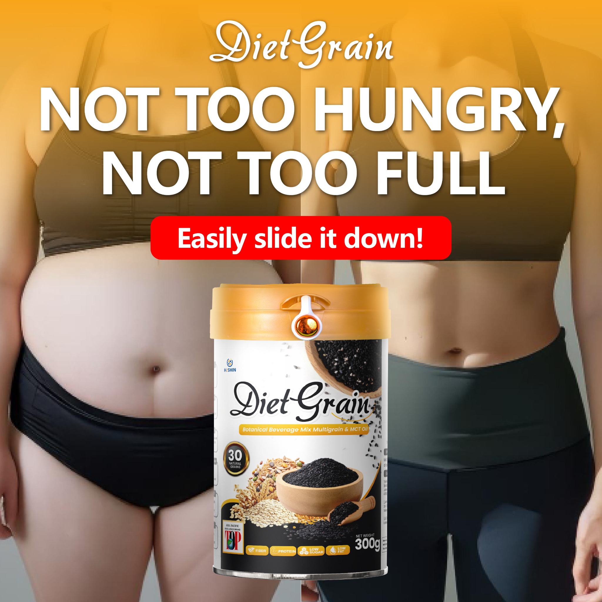 DietGrain - 黑食瘦身 Facebook ad