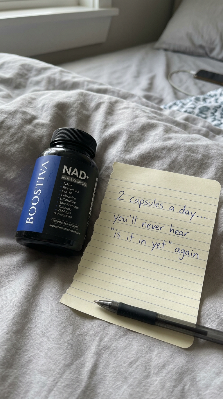 TryBoostiva Facebook ad: The Men’s NAD+ Formula Everyone Is Talking About