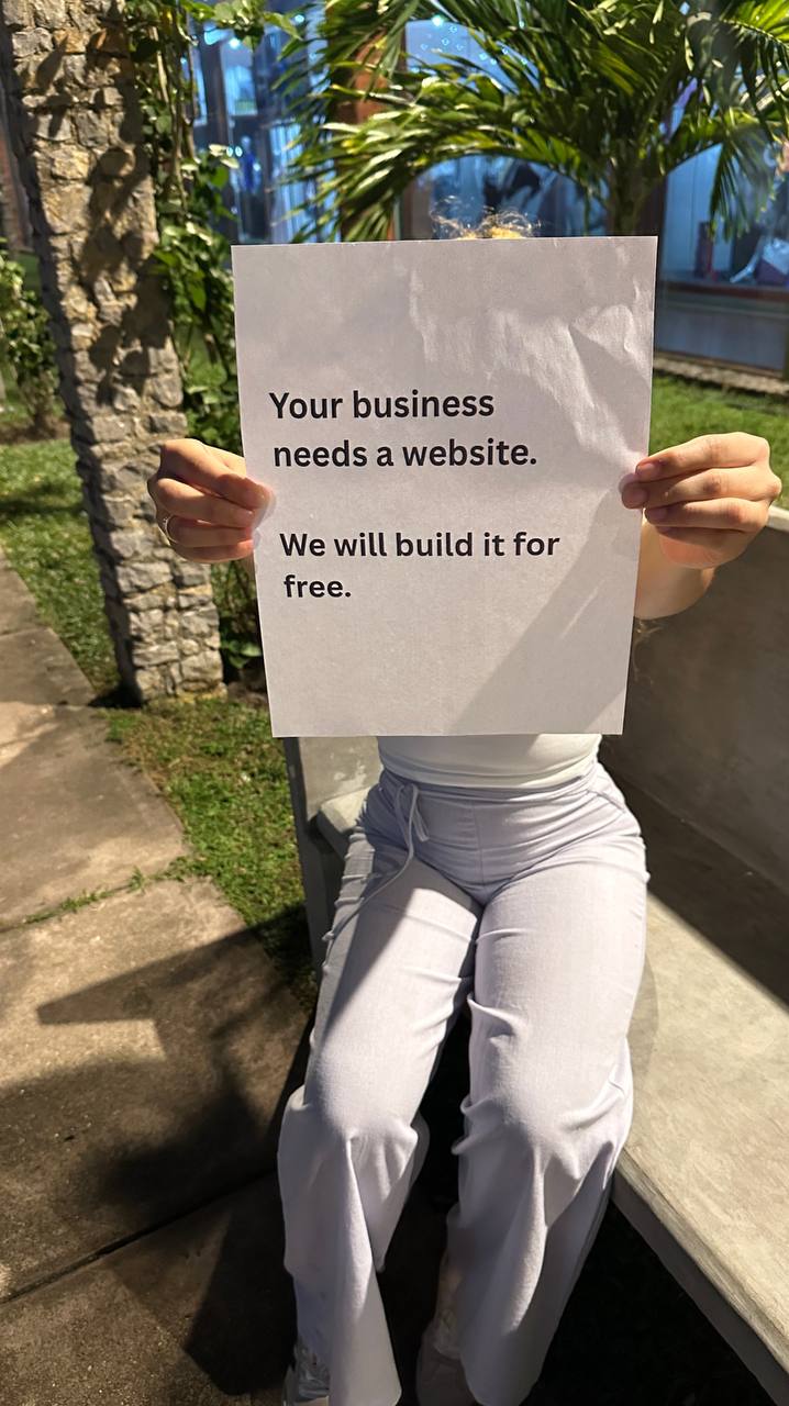 The Free Website Guys Facebook ad