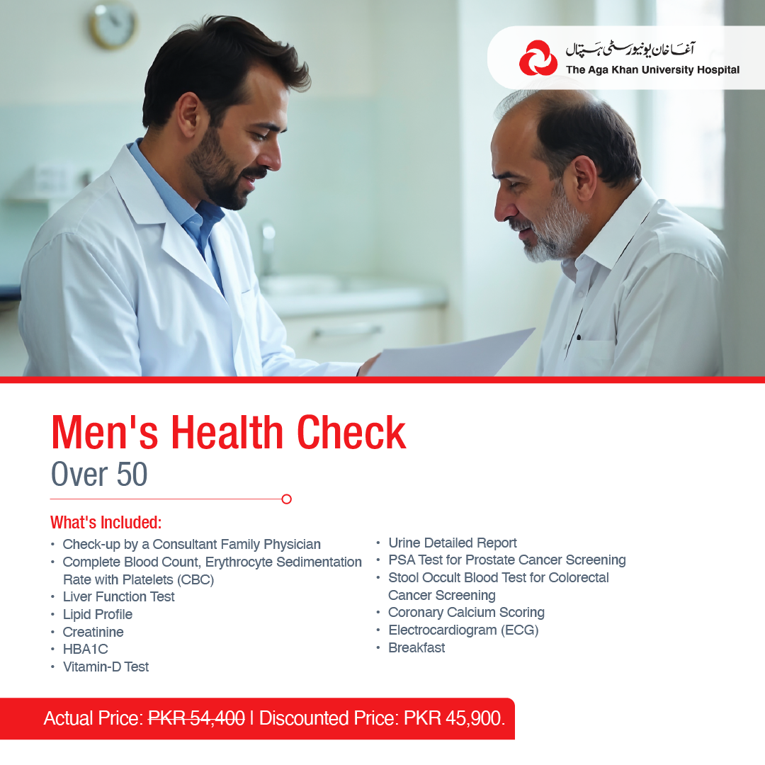 Aga Khan University Hospital Pakistan - AKUH Facebook ad: When did you last check your health?