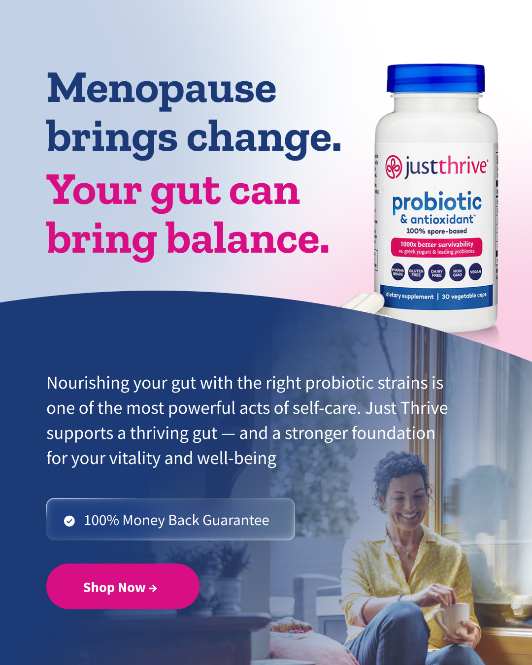 Just Thrive Facebook ad