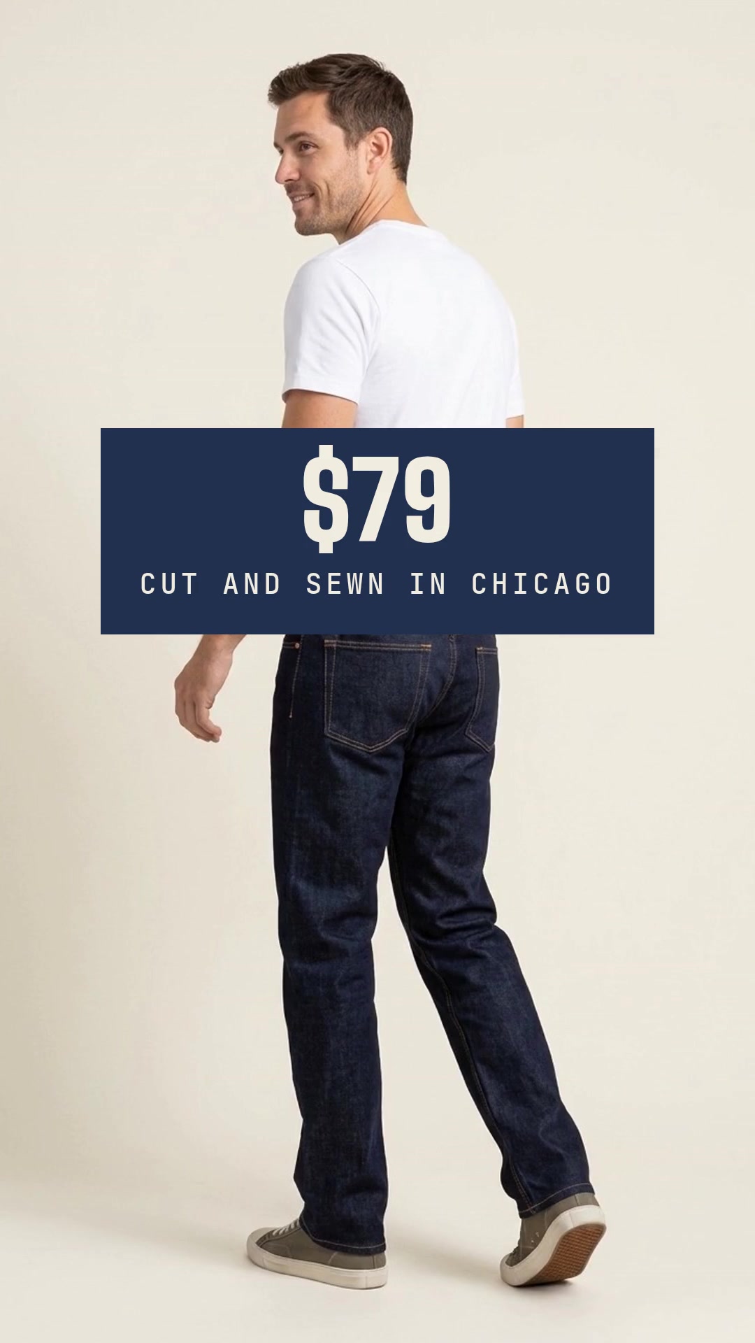 Dearborn Denim & Apparel Facebook ad: Made in Chicago. Not a Label.