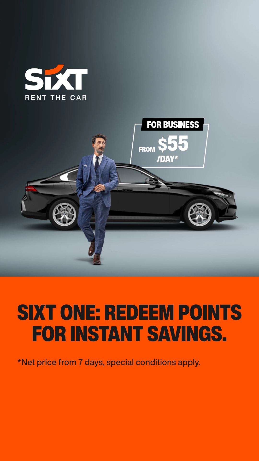 Sixt Facebook ad