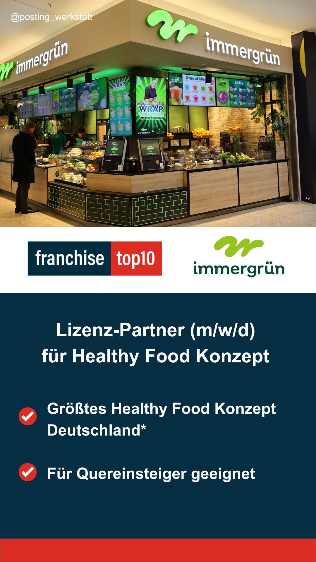 Karriere mit Franchise Facebook ad