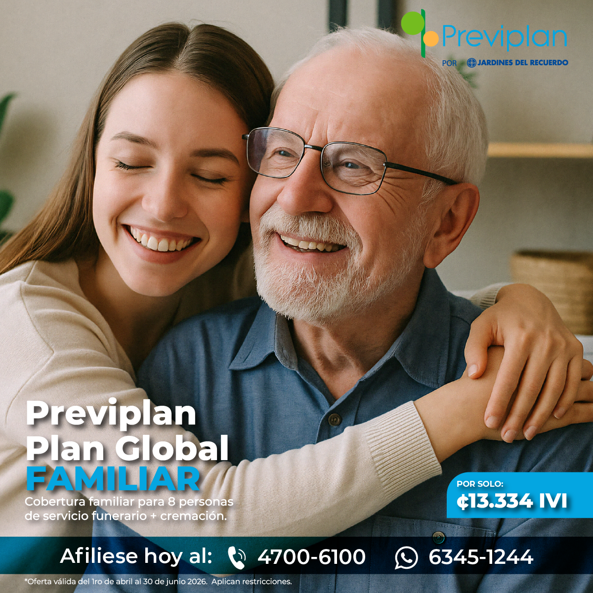 PREVIPLAN COSTA RICA Facebook ad: Planes funerarios