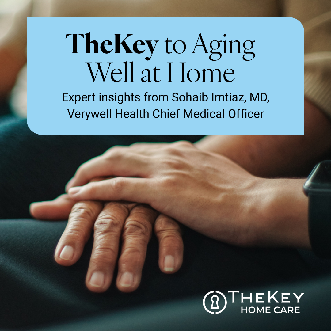Verywell Health Facebook ad: Aging at home with TheKey Home Care can…