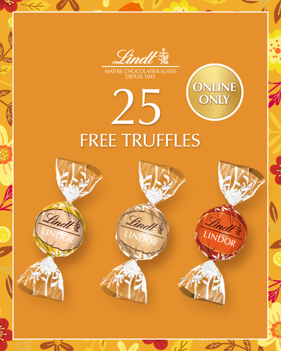 Lindt Facebook ad from May 15, 2026