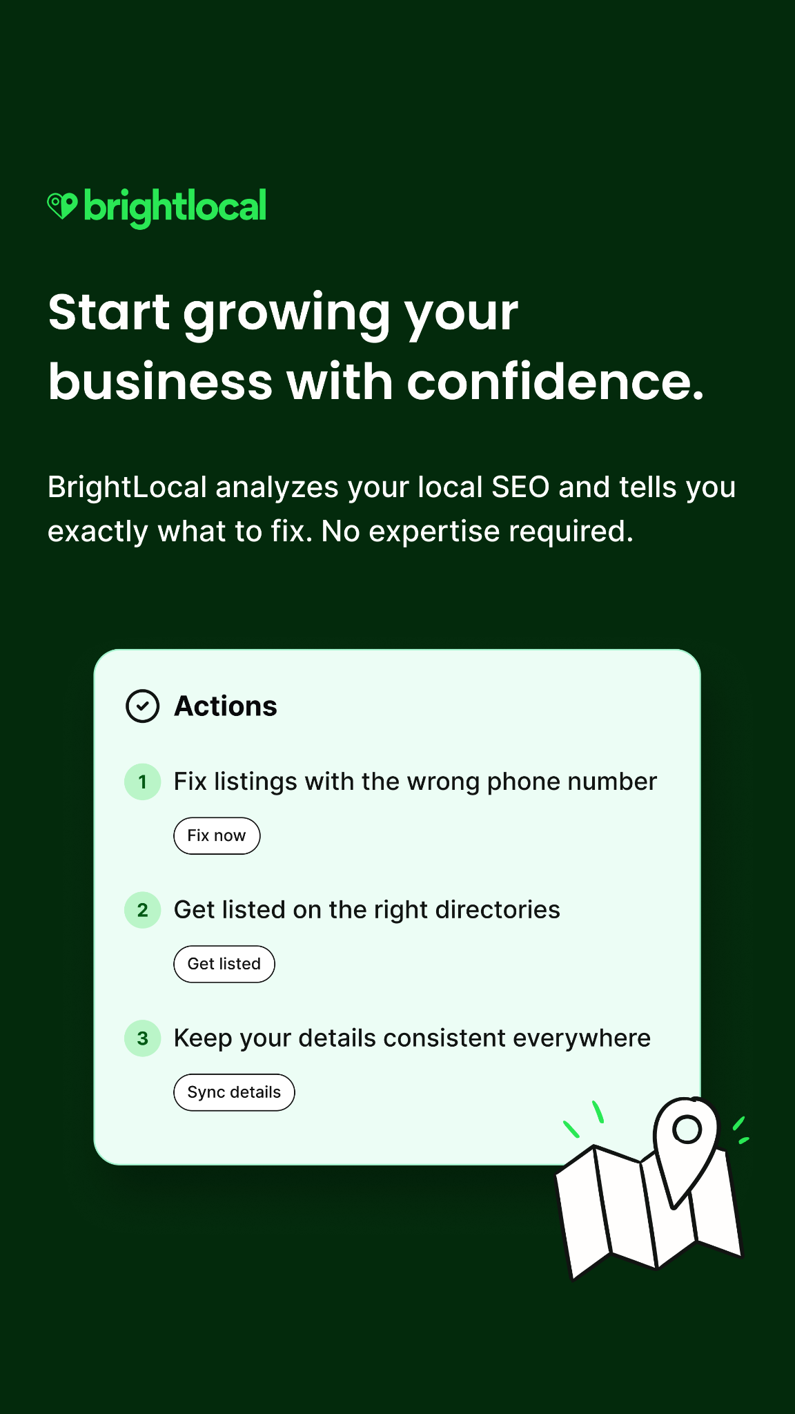 BrightLocal Facebook ad