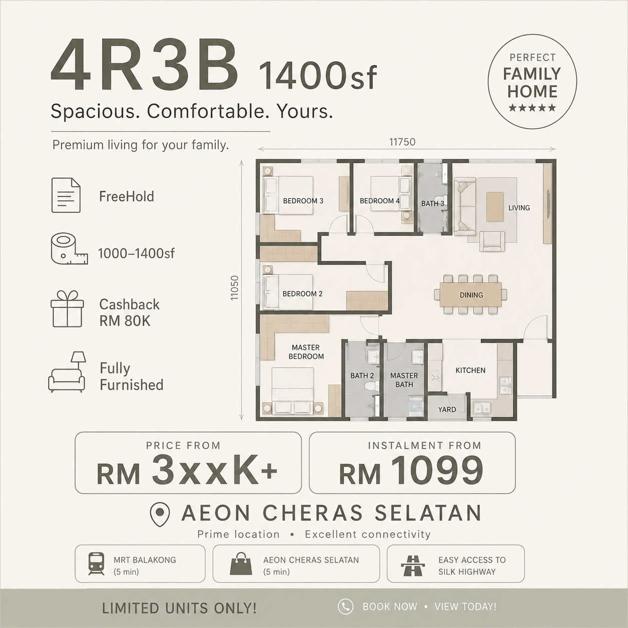 Prime Space Realty Facebook ad: Sign Up Now