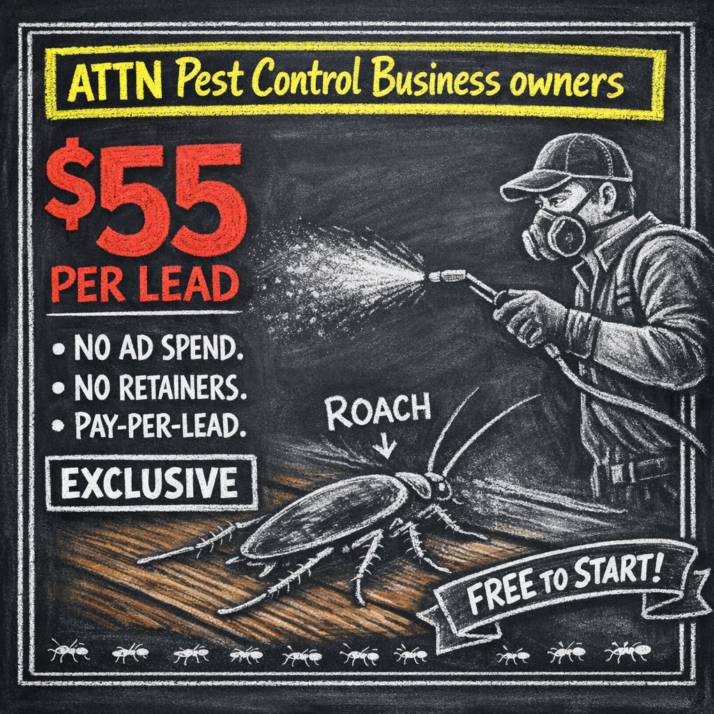Apex Leads - Pest Control Facebook ad: [Pay-Per-Lead] Get 100+ Exclusive Leads