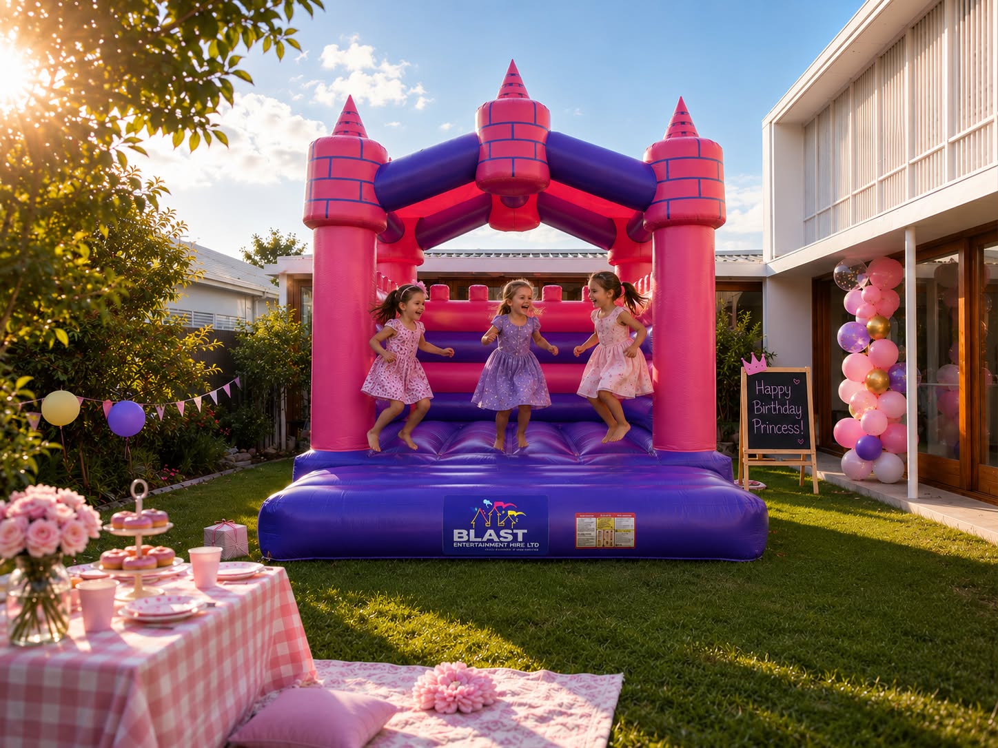 Blast Entertainment Hire Brisbane Facebook ad: Skip The Party Planning Stress!
