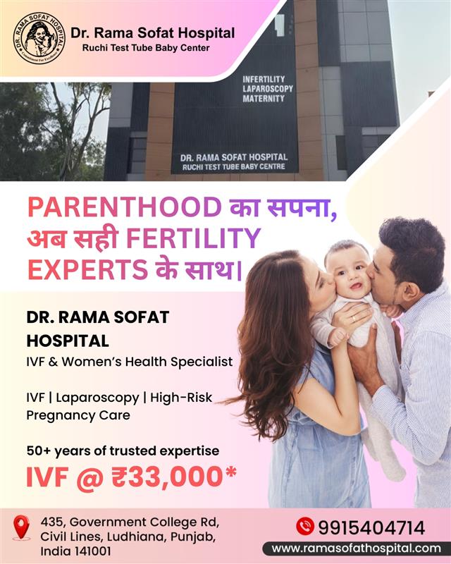 Rama Sofat Hospital Facebook ad: Women’s Healthcare with Experienced Specialists