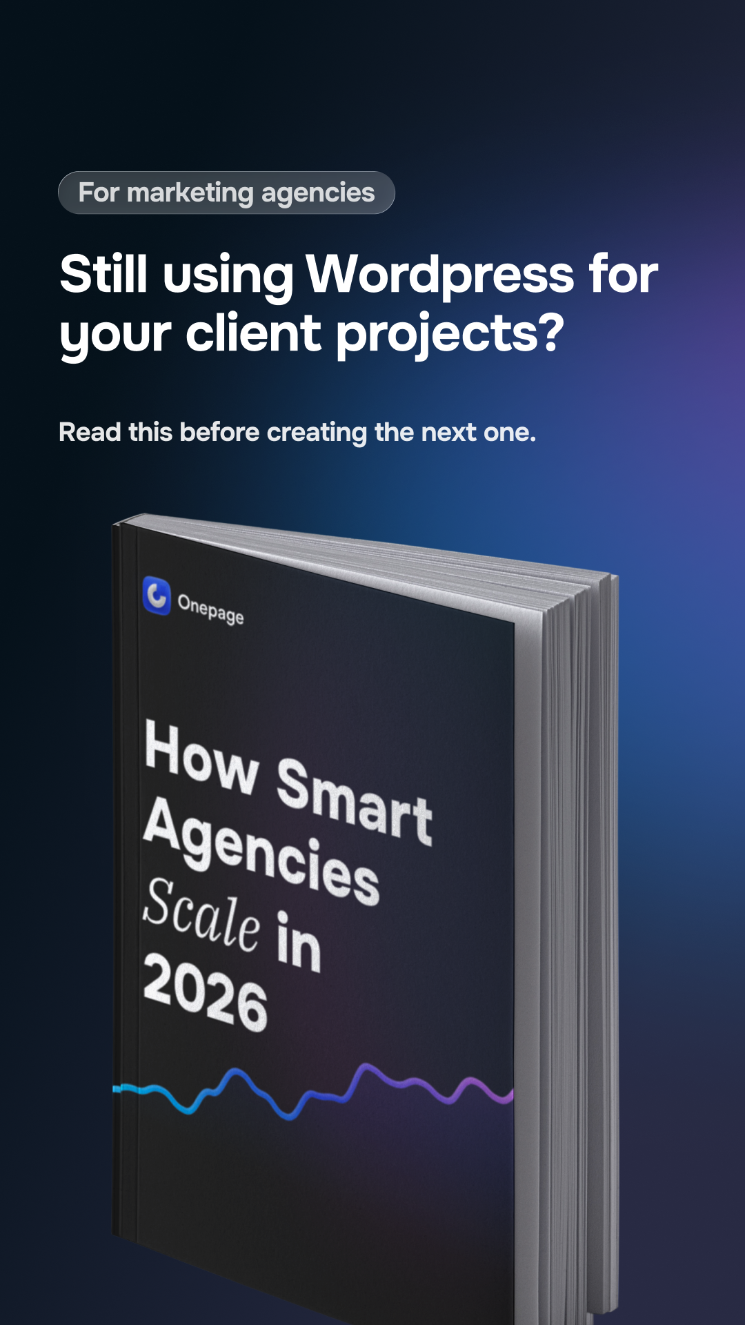 Onepage Facebook ad