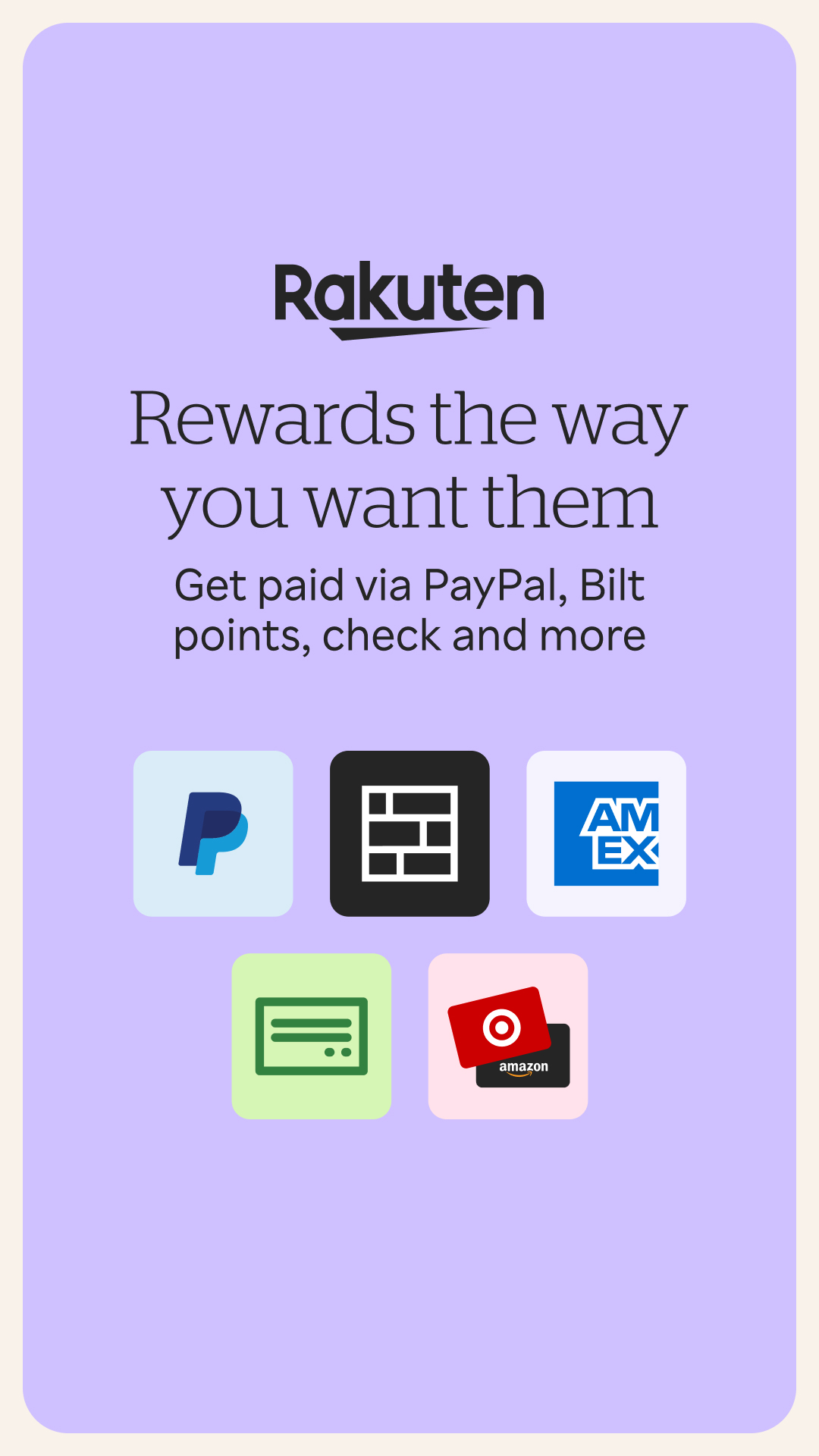 Rakuten Facebook ad