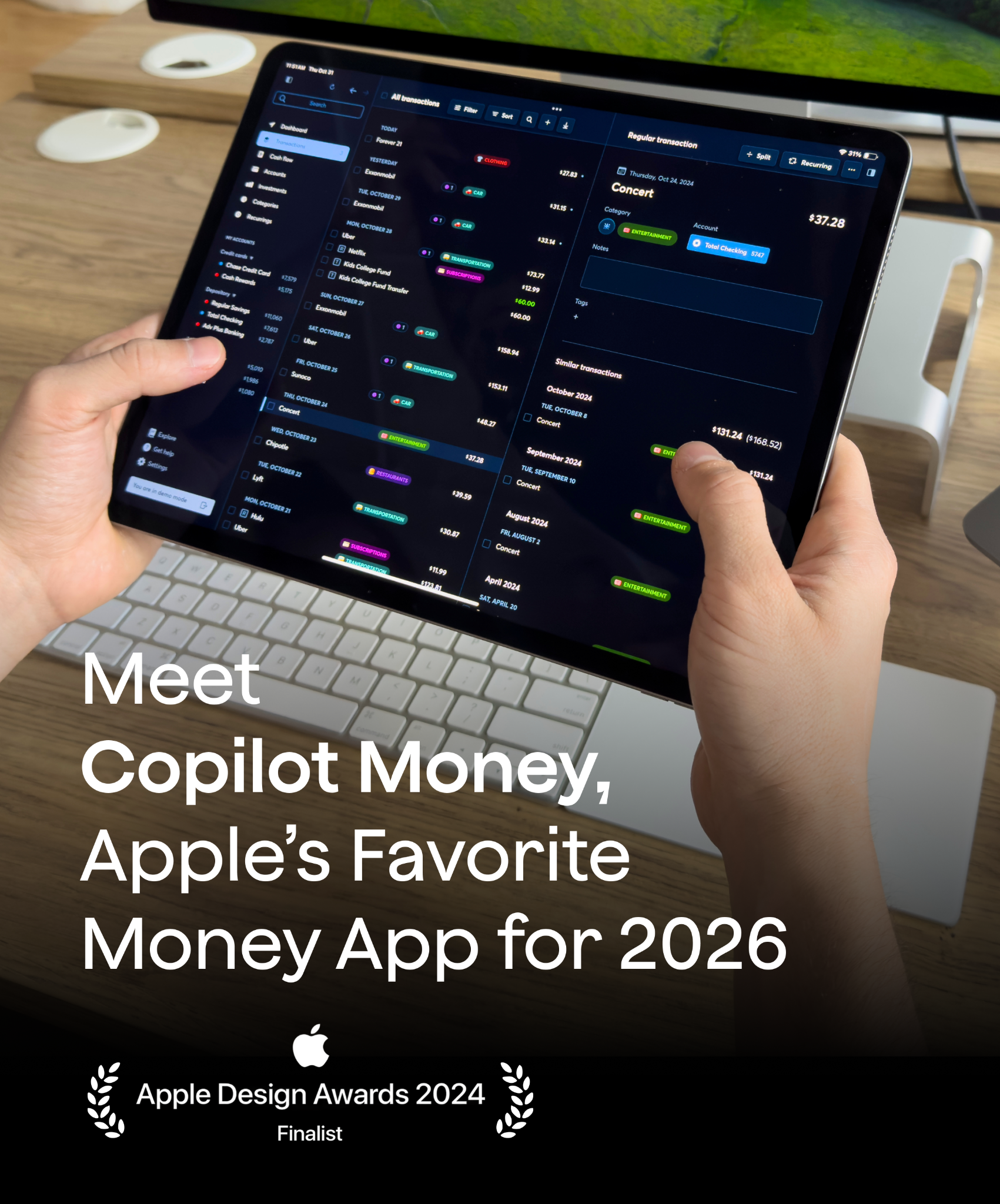 Copilot Money Facebook ad