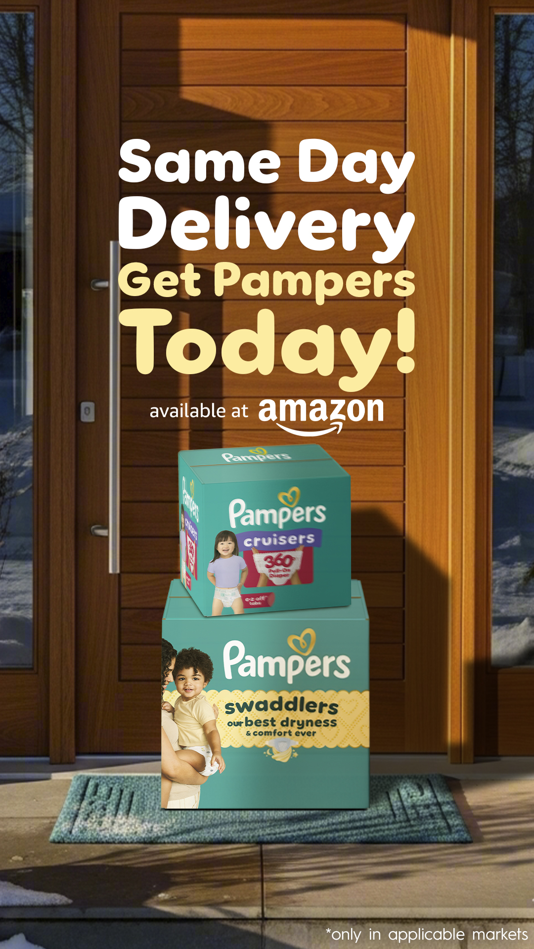 Pampers Facebook ad from Mar 9, 2026