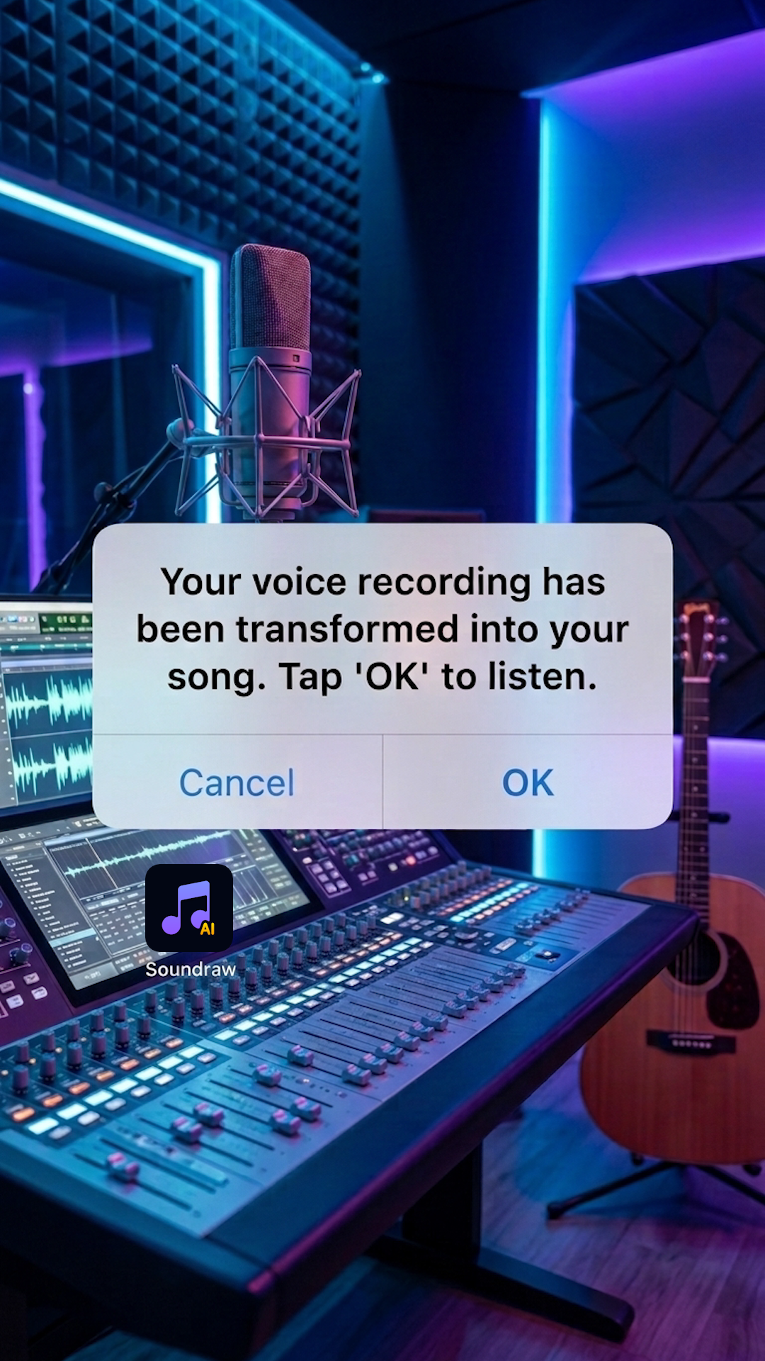 SoundDraw - AI Music Generator Facebook ad