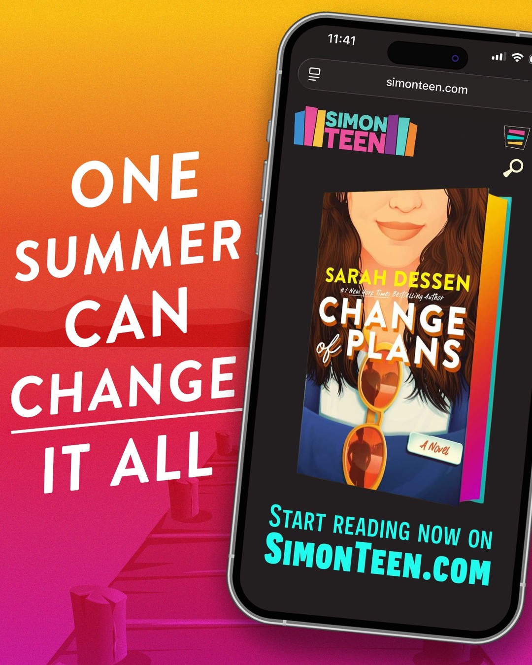 Simon Teen Facebook ad
