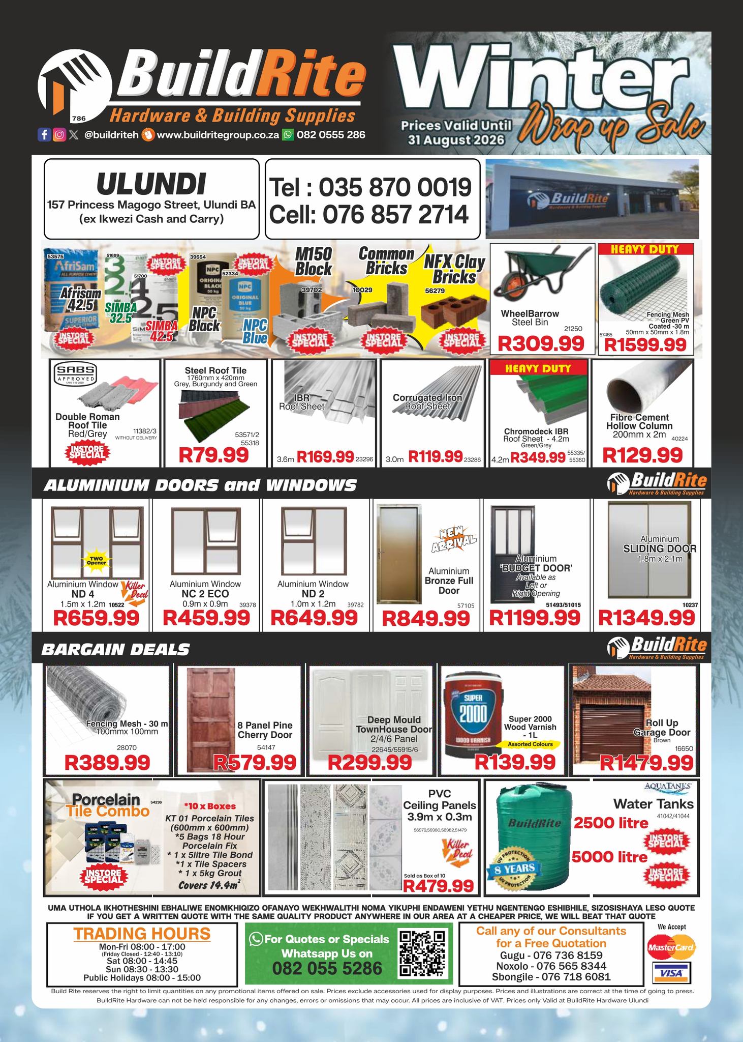 Build Rite Hardware Facebook ad