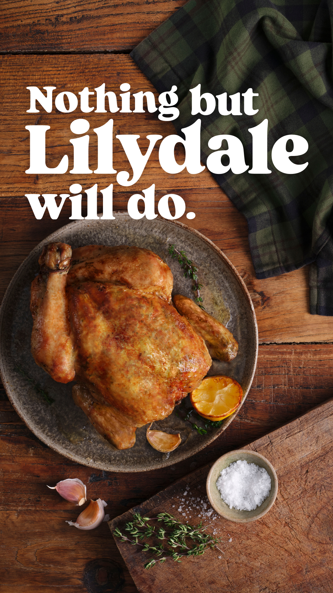Lilydale Free Range Chicken Facebook ad: Dedication You Can Taste.