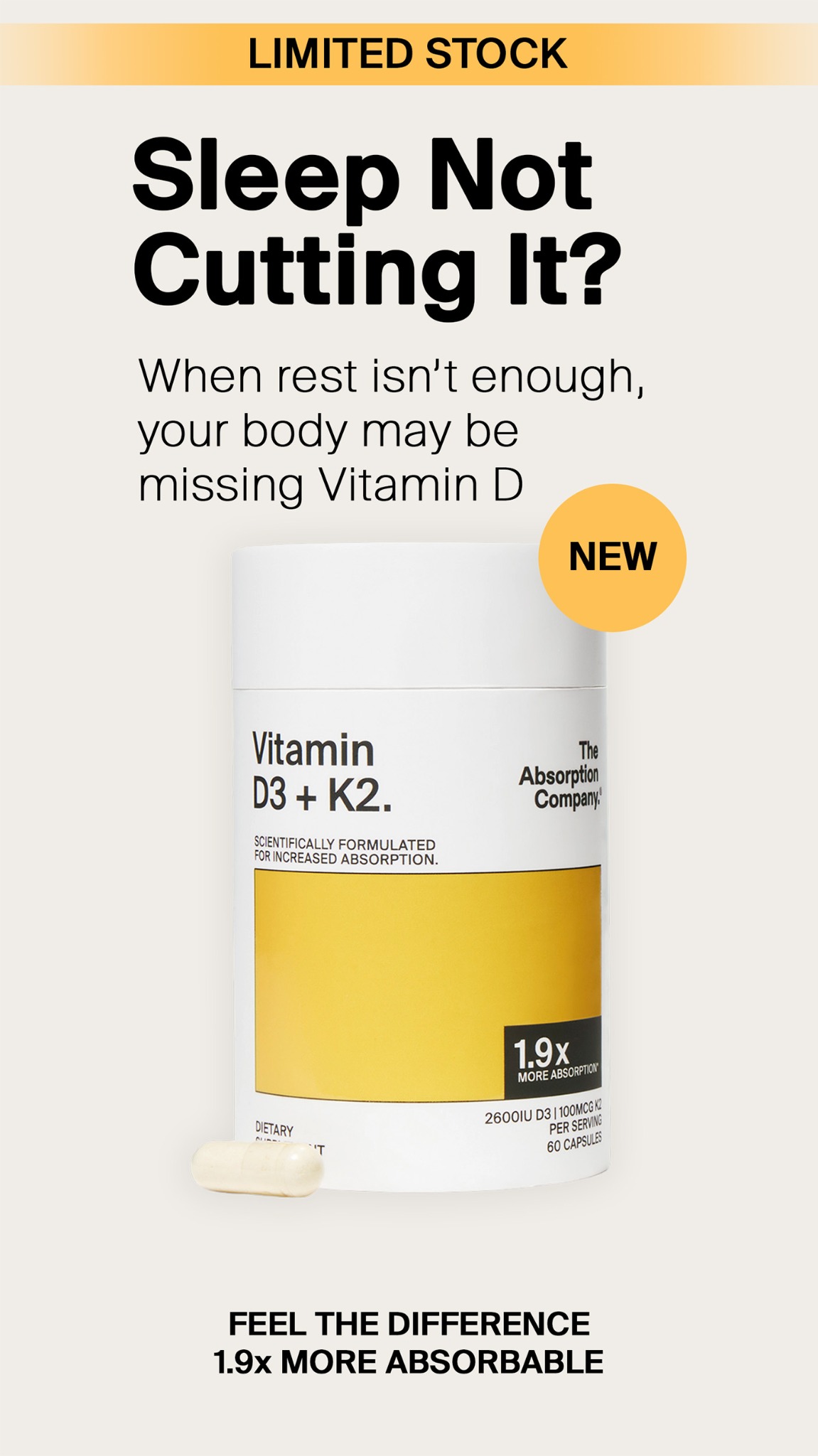 The Absorption Company Facebook ad