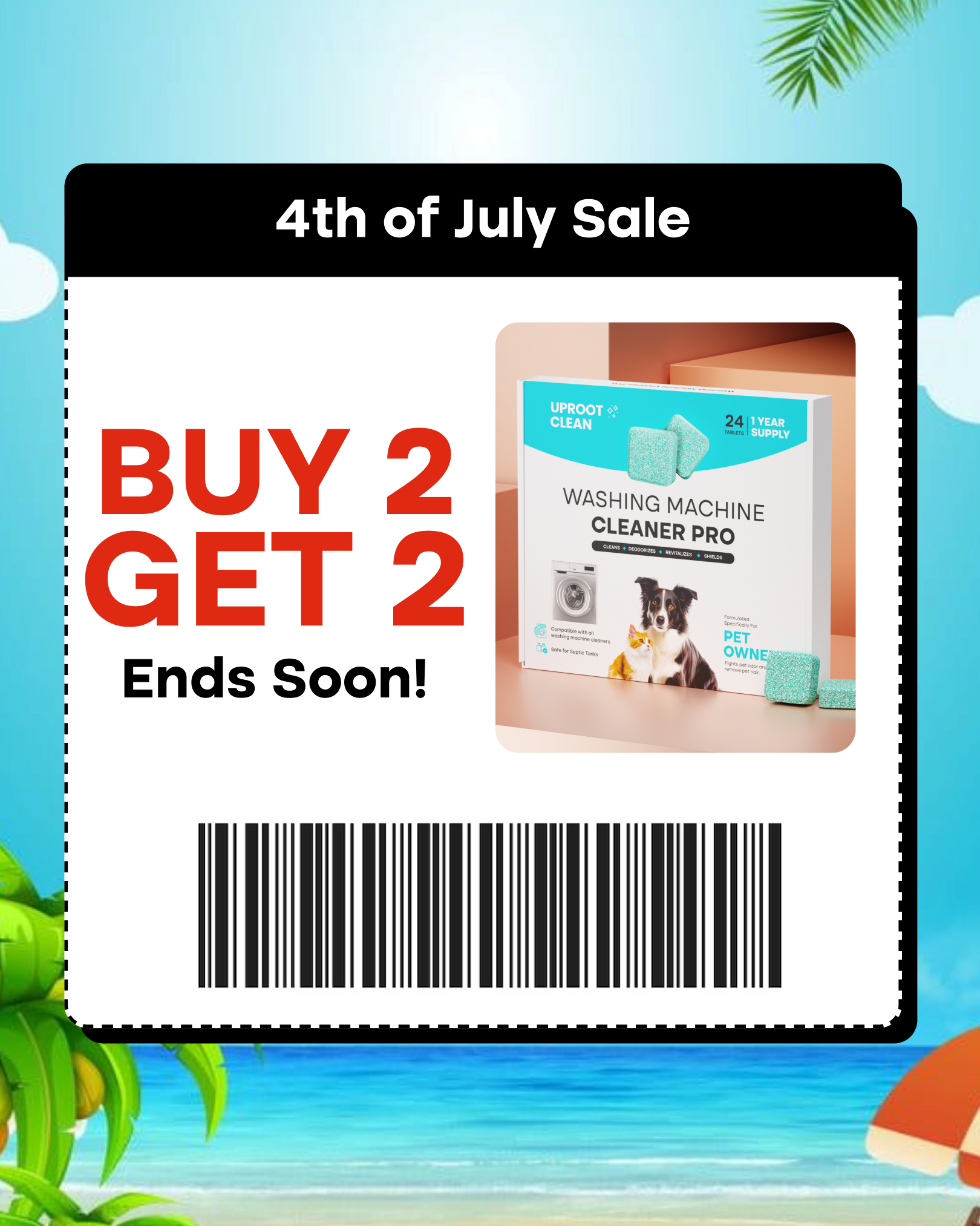 Uproot Clean Facebook ad