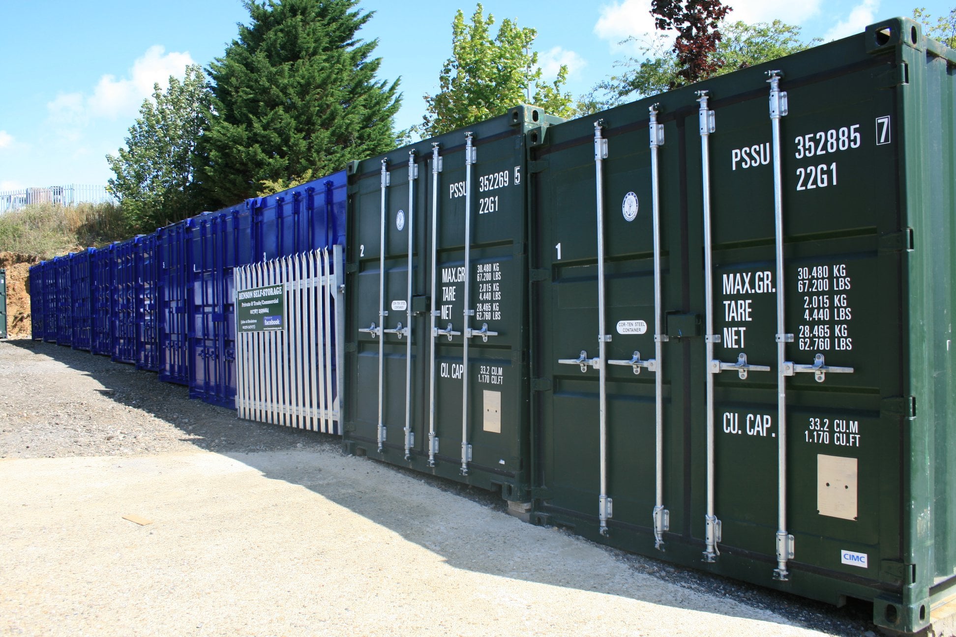 Benson Container & Locker Storage Facebook ad