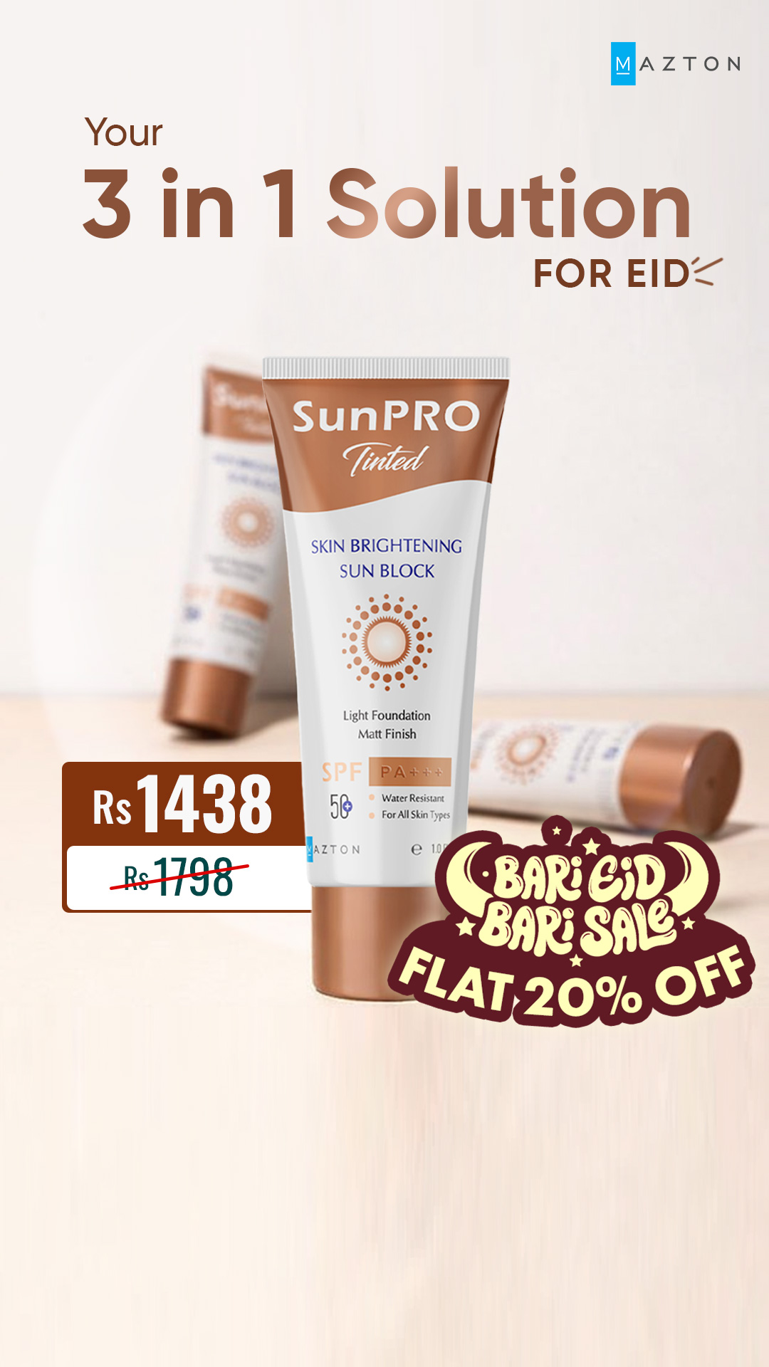 Mazton Skin Solutions Facebook ad