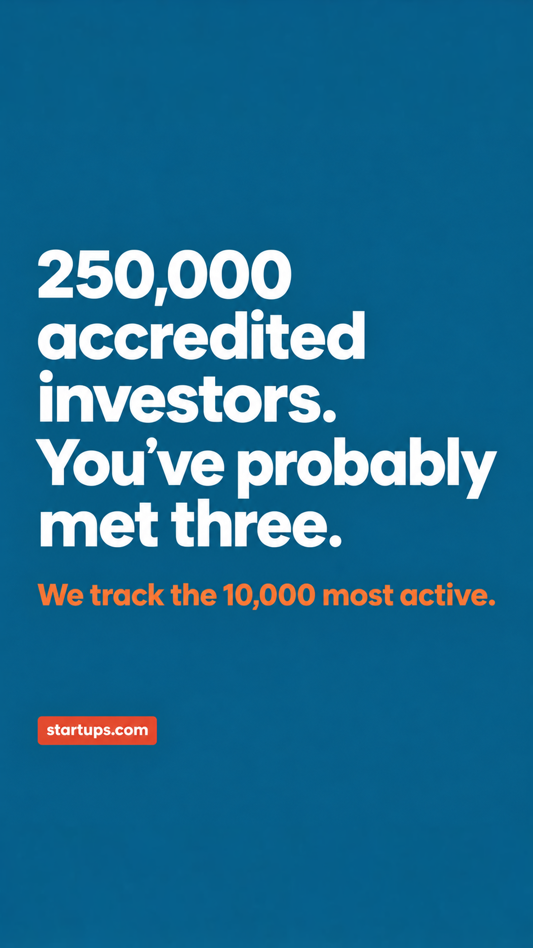 Startups.com Facebook ad: Startups Pro