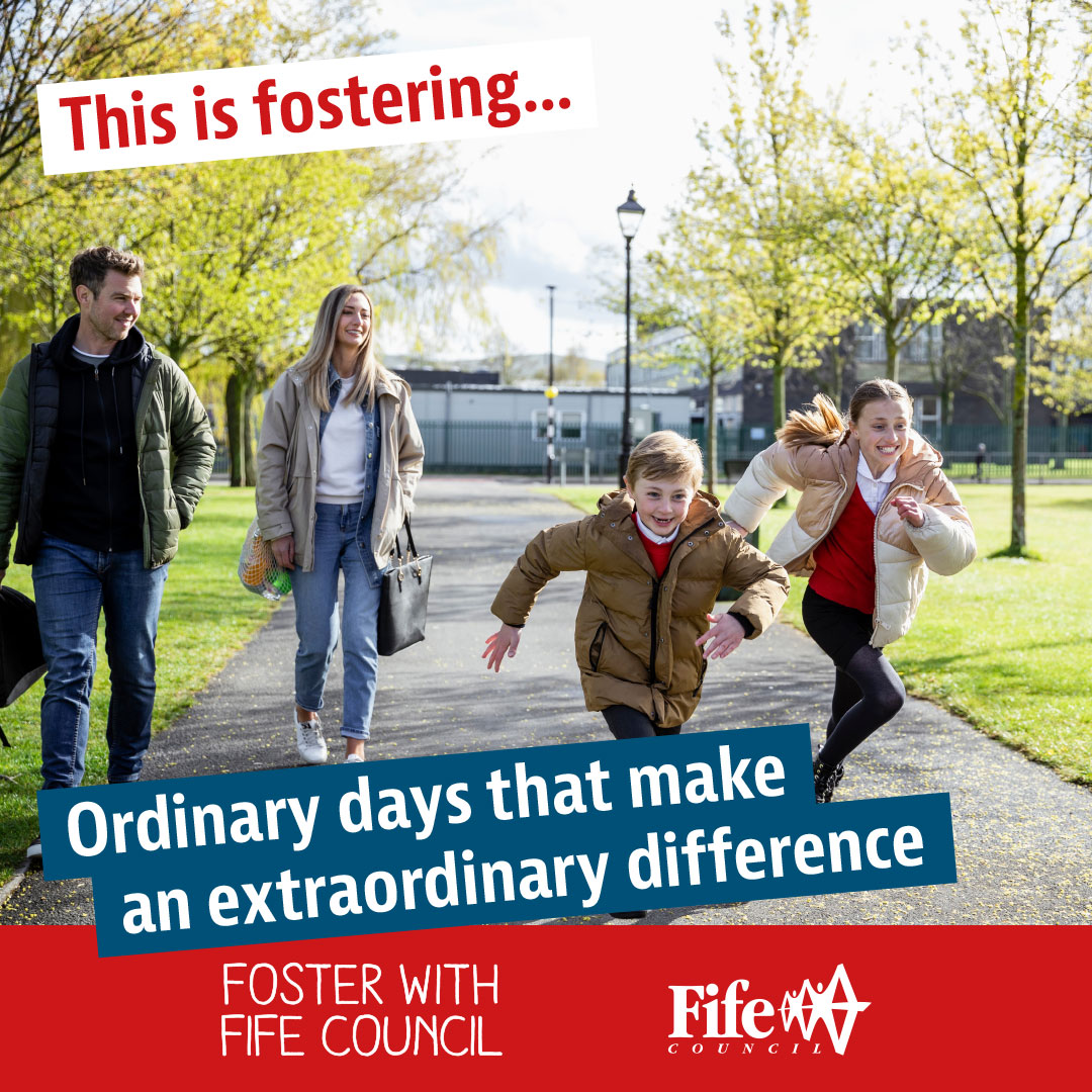 Fife Council Fostering Facebook ad: This Is Fostering