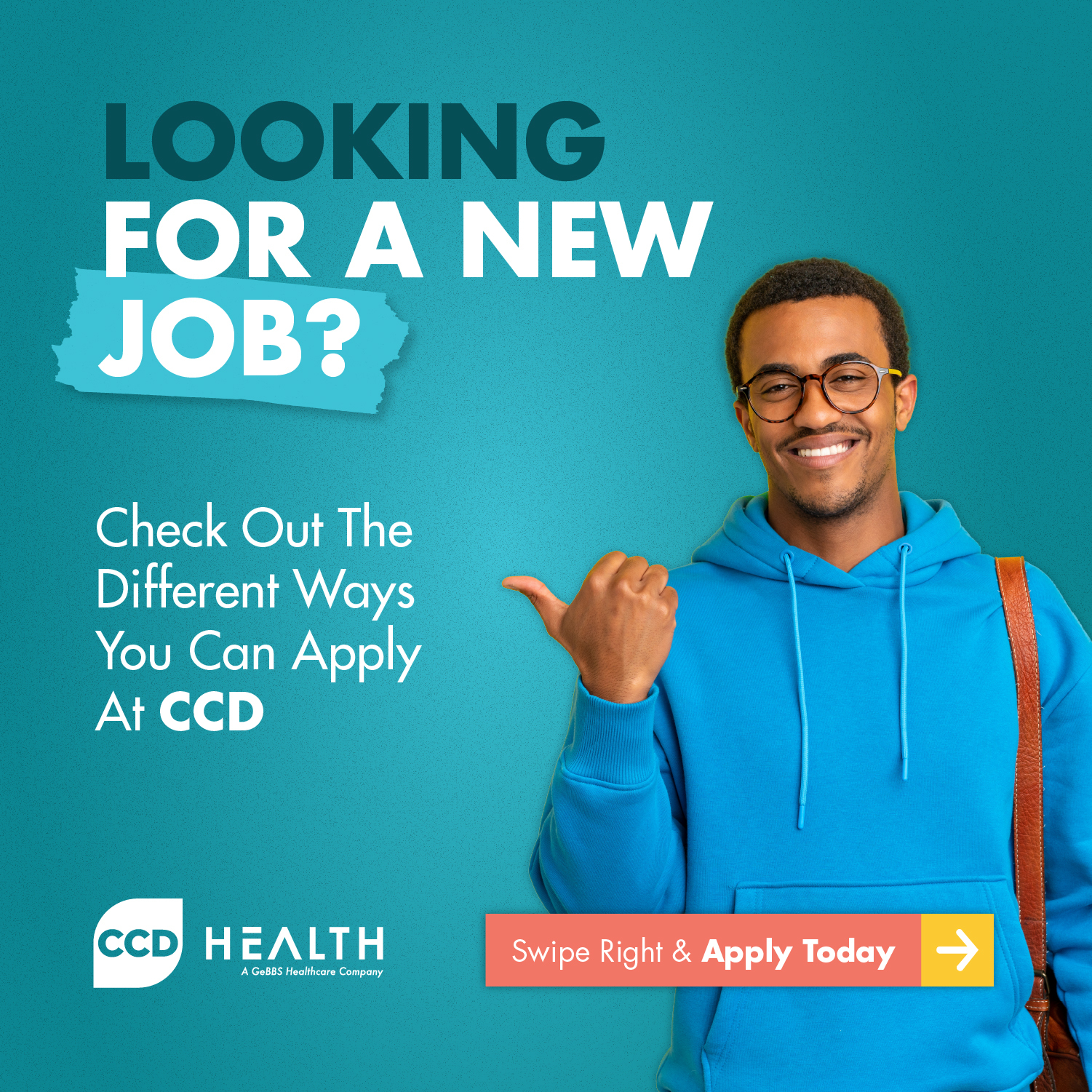 CCD Facebook ad: Looking for a new job?