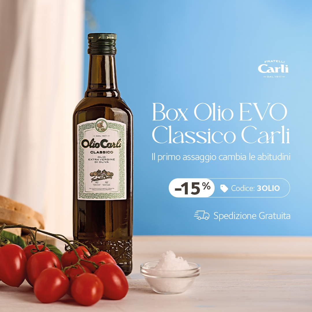 Fratelli Carli Facebook ad: Box Olio EVO Classico Fratelli Carli