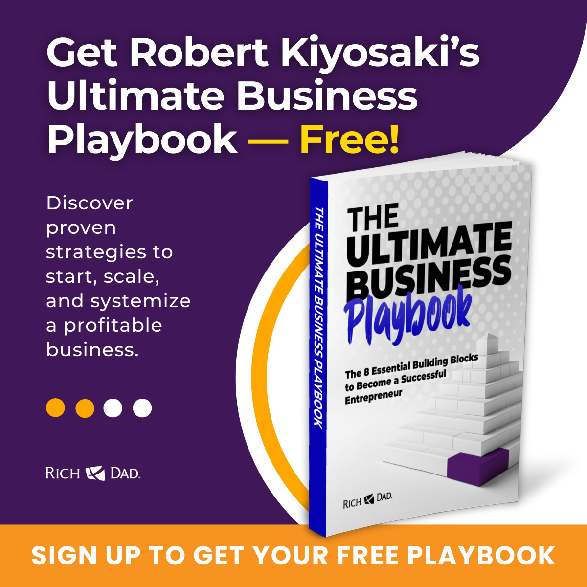 Robert Kiyosaki Facebook ad