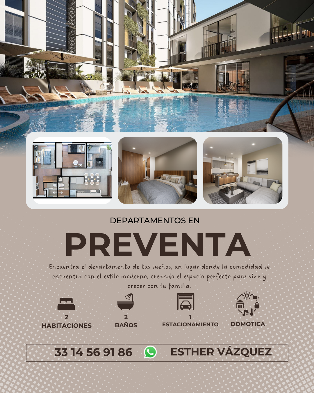 Esther Vázquez Asesor / Residencial Áurea Facebook ad from Jan 6, 2026
