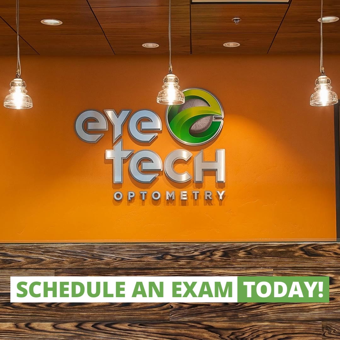 EyeTech Optometry Facebook ad: Schedule your eye exam now!